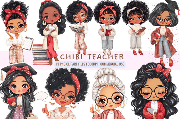 Chibi Teacher Clipart: A Designer’s Perspective on Real-Life Embroidery Use