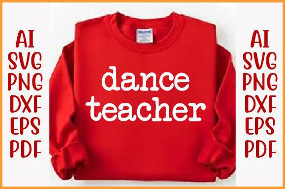 Dance Teacher Shirt, Toile Teacher PNG