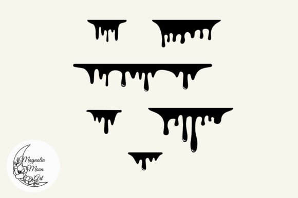 Dripping Borders SVG: Graphics for Creative Selling