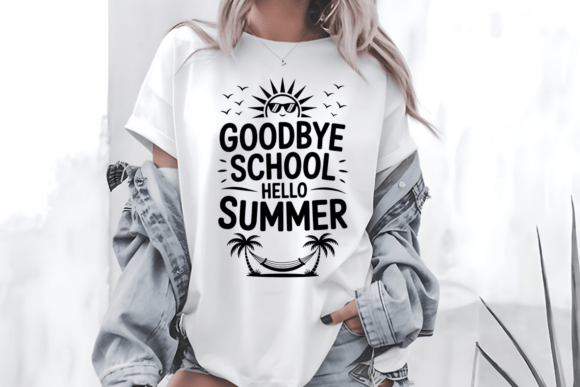 Hello Summer PNG Student Holiday SVG: A Versatile Graphic for T-Shirt Designs