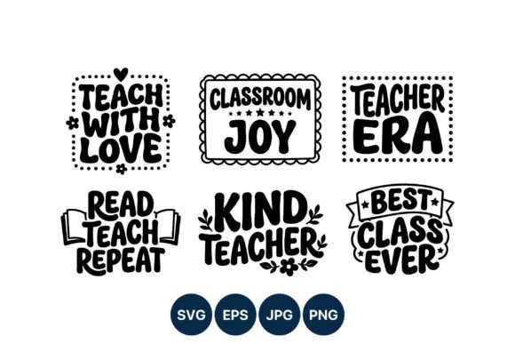 Kind Teacher Classroom Joy Graphics