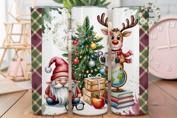Santa’s Favorite Teacher Tumbler Wrap