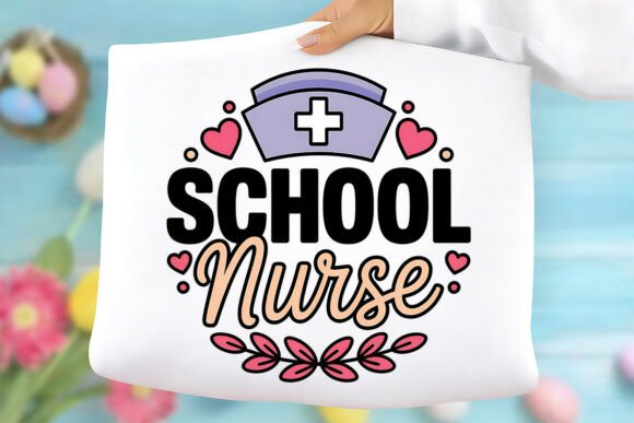 School Nurse PNG: A Strong Graphic Design Asset for T-Shirt Designs and Branding