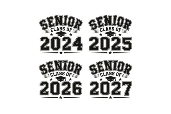 Senior Class Years SVG: Graphics and T-Shirt Designs