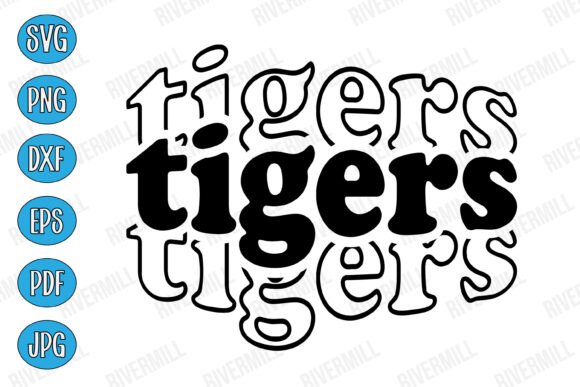 Tigers SVG PNG EPS DXF PDF JPG